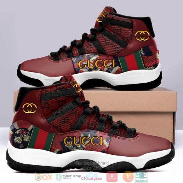 Gucci Kingsnake Red Air Jordan 11 Shoes Sneakers Hot 2025 Gift Unisex For Men Women DL