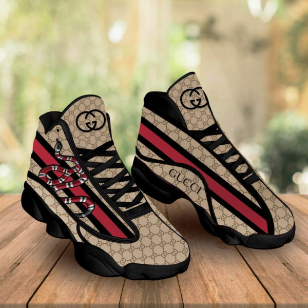 Gucci Luxury Air Jordan 13 Sneaker Form Jordan 13 Sneaker Hot 2025 Gucci Sneakers Gift For Gucci Fans HT