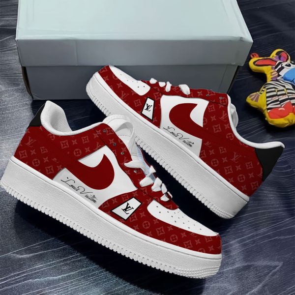 Red Luxury LLV AF 1 Sneaker Shoes Gift For Men Women NP