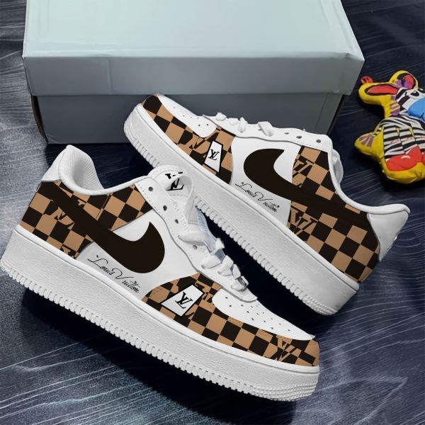 Brown Luxury LLV AF 1 Sneaker Shoes Gift For Men Women NP