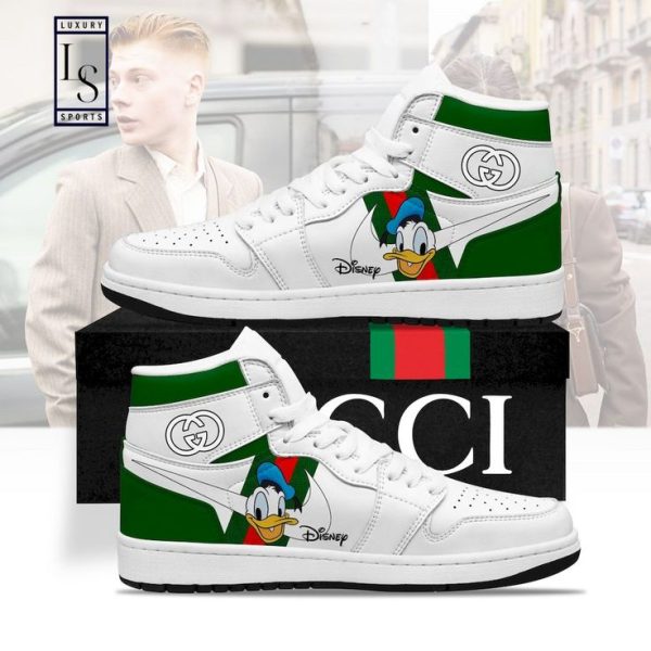 Gucci Donald Duck Air Jordan 1 High Sneaker NP