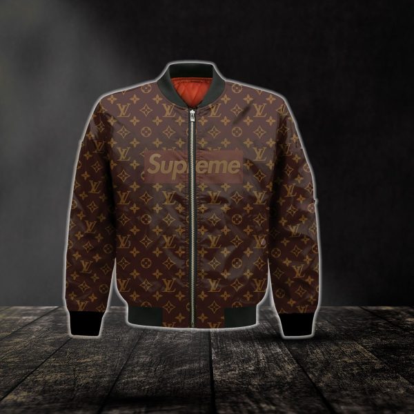 Louis Vuitton Supreme Bomber Jacket Luxury Clothing Clothes Outfit For Men ND