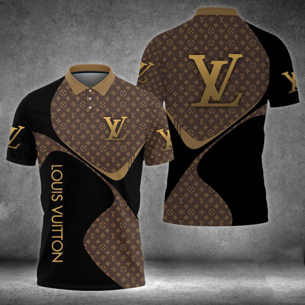 Louis Vuitton Monogram Polo Shirt  Luxury Clothing Clothes Golf Tennis Outfit For Men ND
