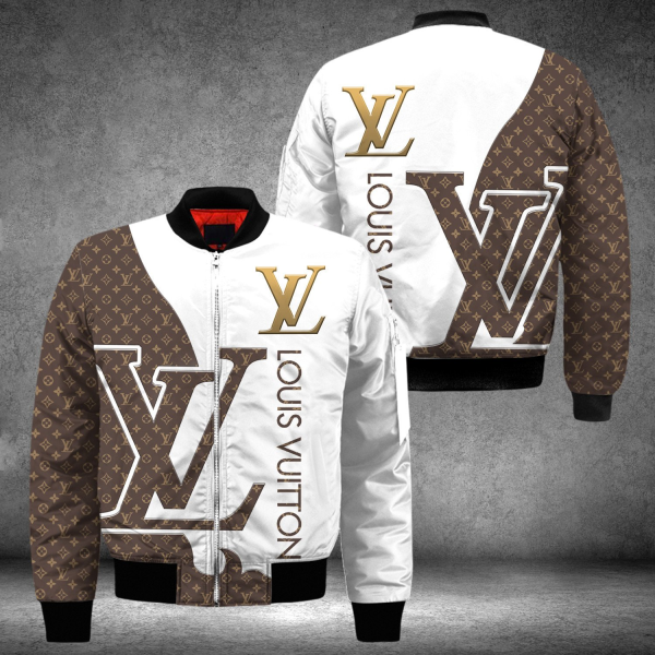 Louis Vuitton Milky Bomber Jacket  Luxury Clothing Clothes Outfit For Men HT