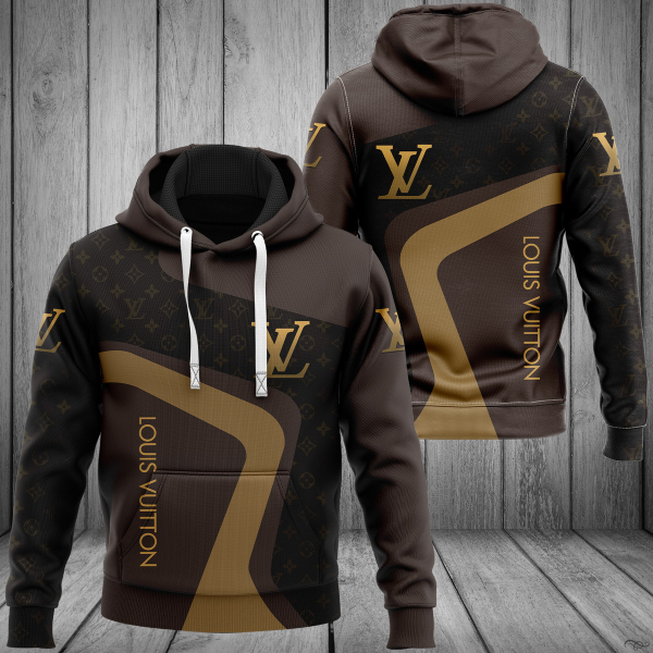 Louis Vuitton Brown Hoodie Sweatpants Pants  Luxury Clothing Clothes Outfit For Men HT