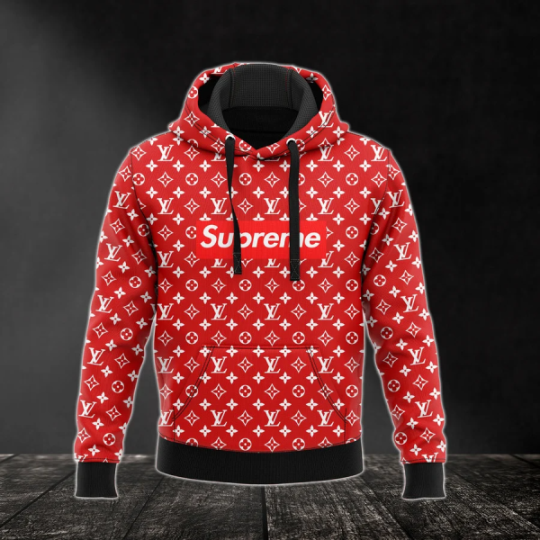 Louis Vuitton Supreme Unisex Hoodie For Men Women  Luxury Clothing Clothes Outfit HT
