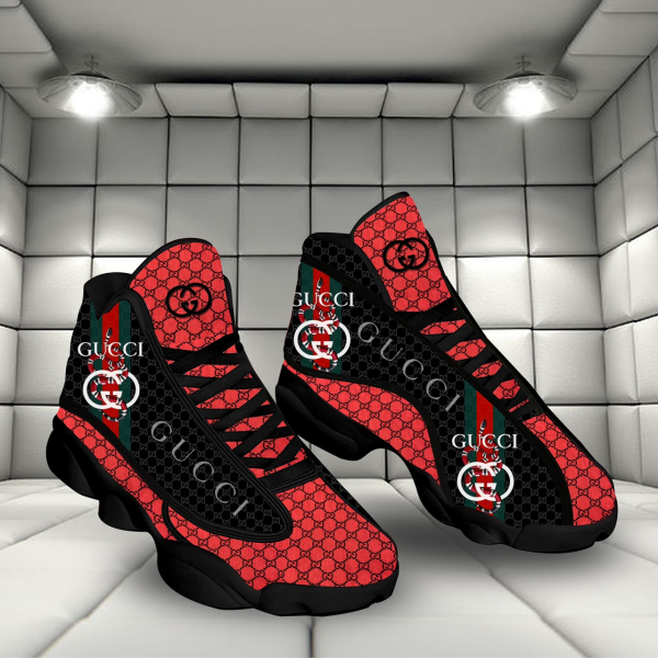 Gucci Black Red Air Jordan 13 Sneakers Shoes Hot 2025 Gifts For Men Women HT