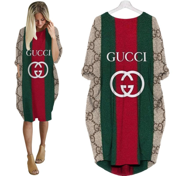CG Batwing Pocket Dress Luxury Clothing Clothes Outfit For Women HT