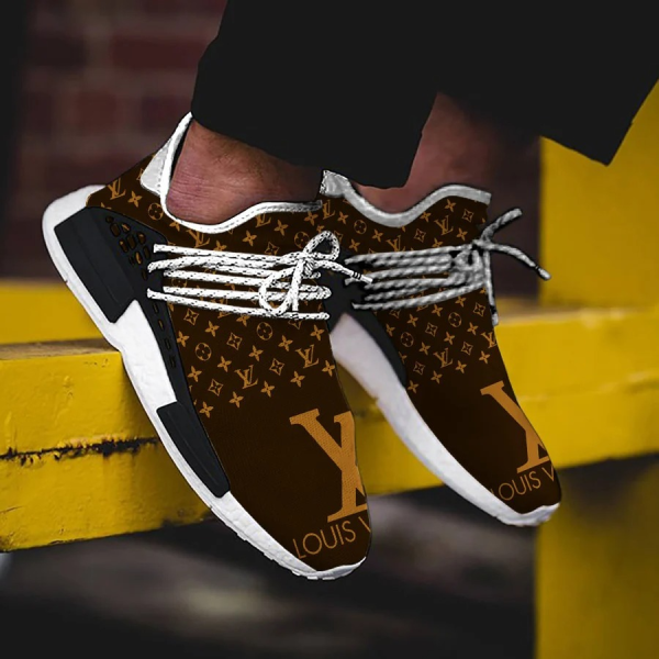 Louis Vuitton Brown NMD Human Race Shoes Sneakers Hot 2025 LV For Men Women HT