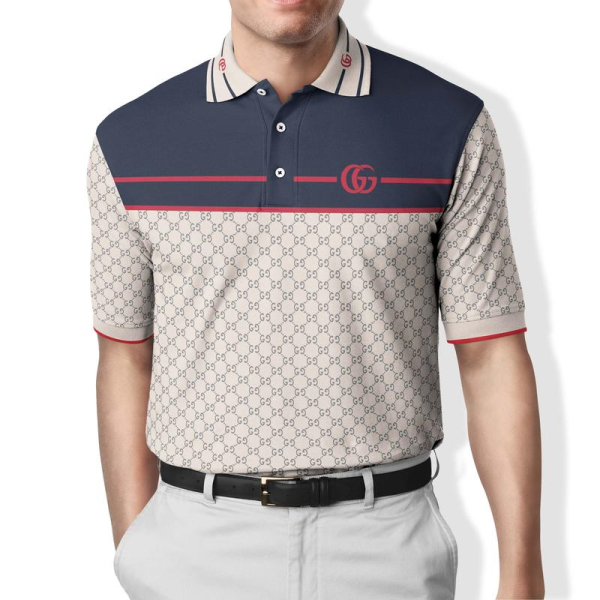 Gucci Retro Polo Shirt Luxury Clothing Clothes Golf Tennis Outfit For Men HT