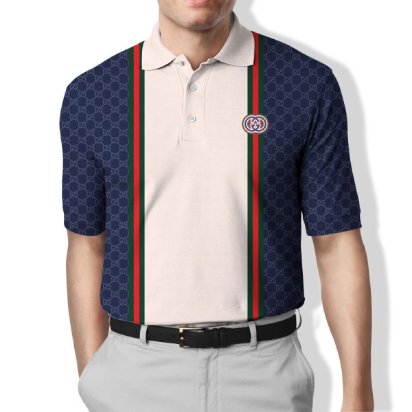Gucci Multicolor Polo Shirt Luxury Clothing Clothes Golf Tennis Outfit For Men HT