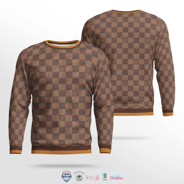 Louis Vuitton Unisex Sweater Sweatshirt Shirt Clothing Clothes Outfits For Men Women HT