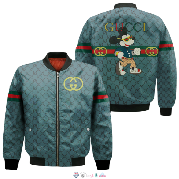 Gucci Mickey Mouse Bomber Jacket Luxury Clothing Clothes Outfit For Men HT